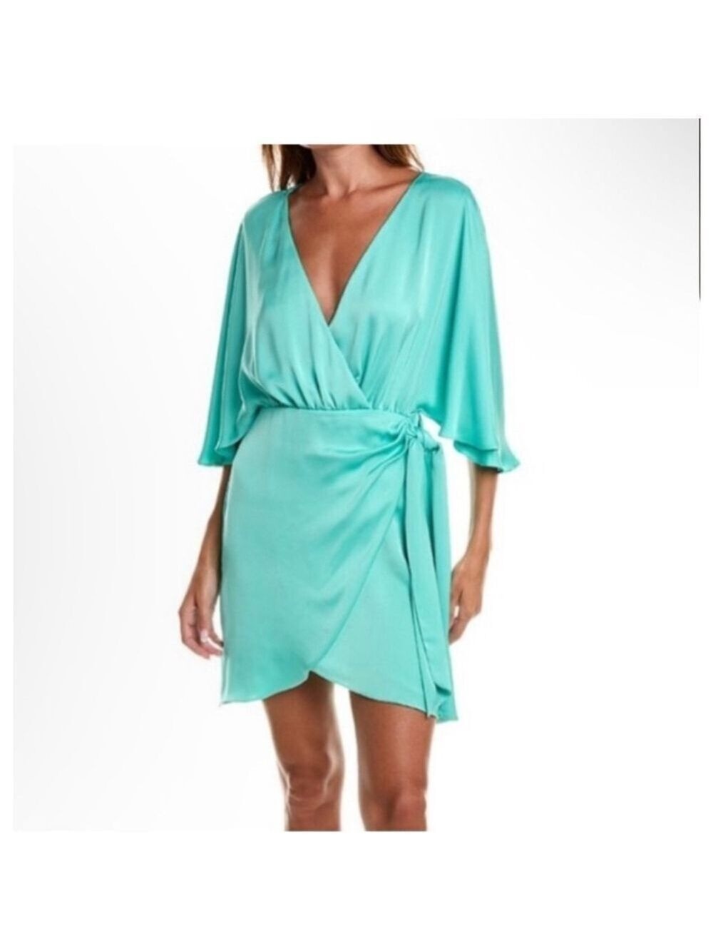 Women's Ramy Brook Dress Size 4 Green MSRP $495
